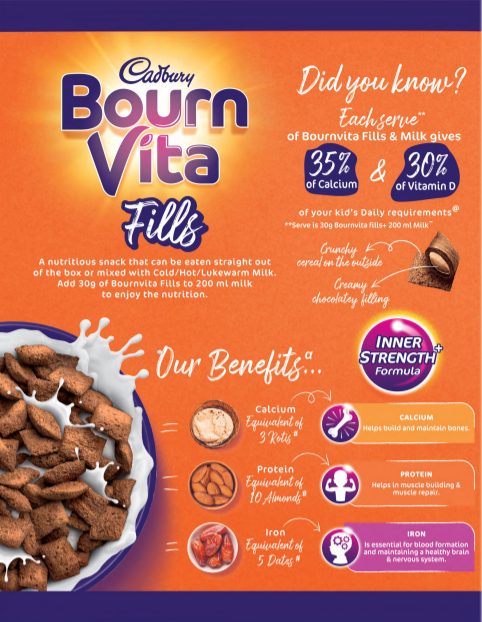Mondelez India expands its presence into the morning snacking space with Bournvita Fills