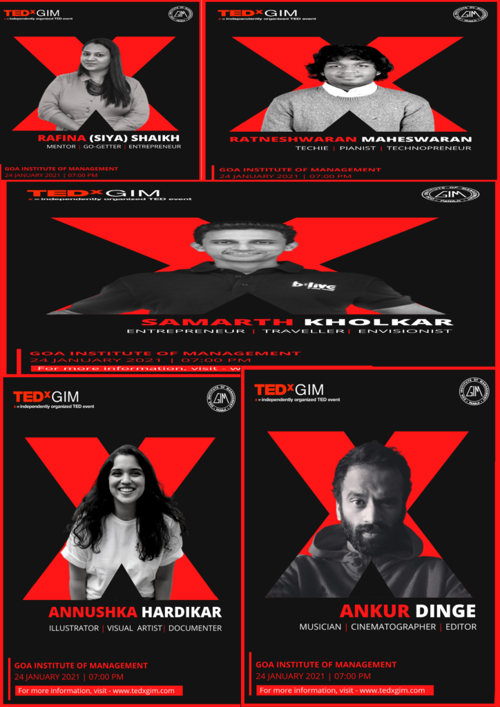 A melange of thought provoking conversations at TEDxGIM 2020-21