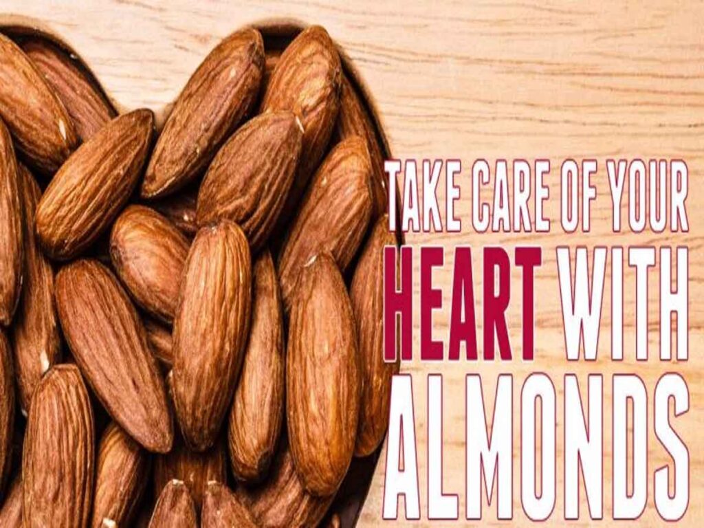good health with almonds