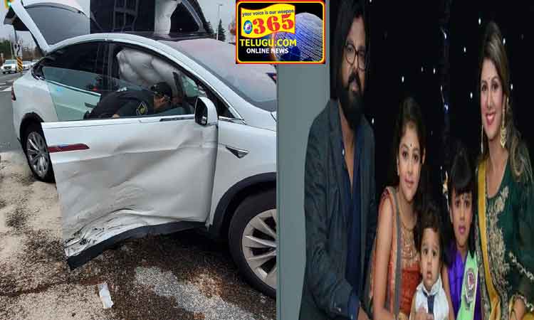 Actress Rambha car accident, daughter injured